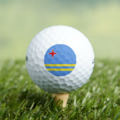 Aruba-vlag Golfballen (Insitu Shirt)
