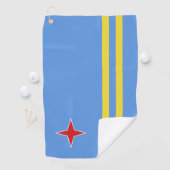 Aruba-vlag Golfhanddoek (Insitu)
