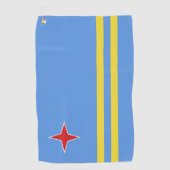 Aruba-vlag Golfhanddoek (Voorkant)