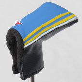 Aruba-vlag Golfheadcover (3/4 voorkant)
