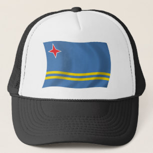 Aruba Vlag Hoed Trucker Pet