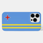 Aruba-vlag iPhone Hoesje (Achterkant horizontaal)