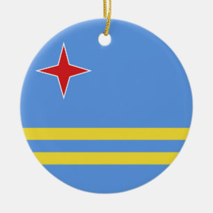 Aruba-vlag Keramisch Ornament