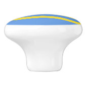 Aruba-vlag Keramische Knop (Zijkant)