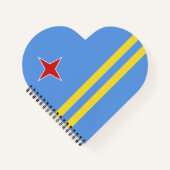 Aruba-vlag Notitieboek (Voorkant)