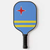 Aruba-vlag Pickleball Paddle (Voorkant)