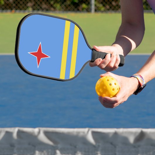 Aruba-vlag Pickleball Paddle (Insitu)