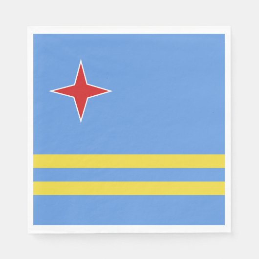 Aruba-vlag Servet (Voorkant)