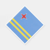 Aruba-vlag Servet (Hoek)