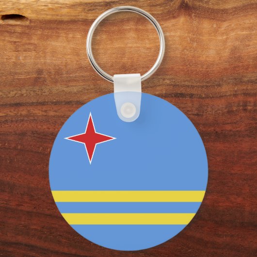Aruba-vlag Sleutelhanger (Achterkant)
