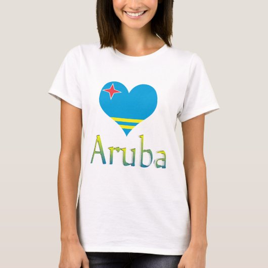 Aruba-vlag T-shirt (Voorkant)