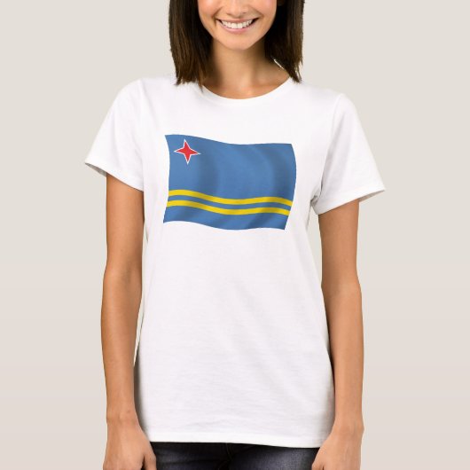Aruba Vlag T-shirt (Voorkant)