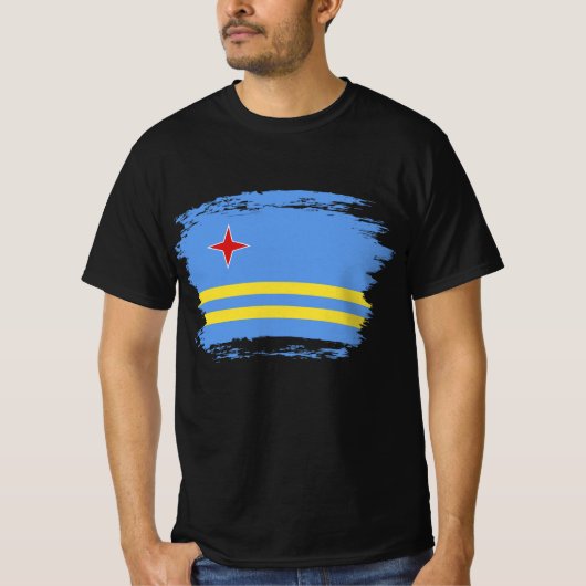 Aruba-vlag T-shirt (Voorkant)
