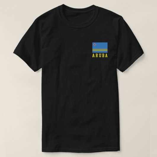 Aruba-vlag T-shirt (Design voorkant)