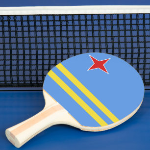 Aruba-vlag Tafeltennisbatje