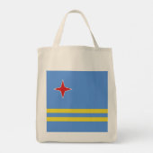 Aruba-vlag Tote Bag (Achterkant)