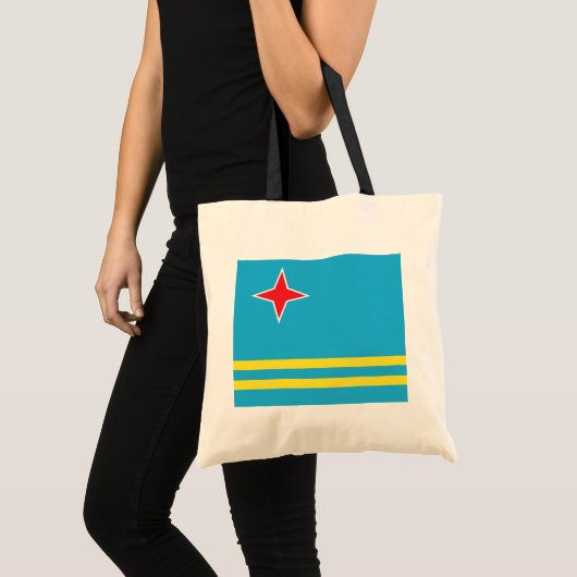 Aruba - Vlag van hoge kwaliteit Tote Bag (Voorkant (product))