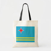 Aruba - Vlag van hoge kwaliteit Tote Bag (Voorkant)