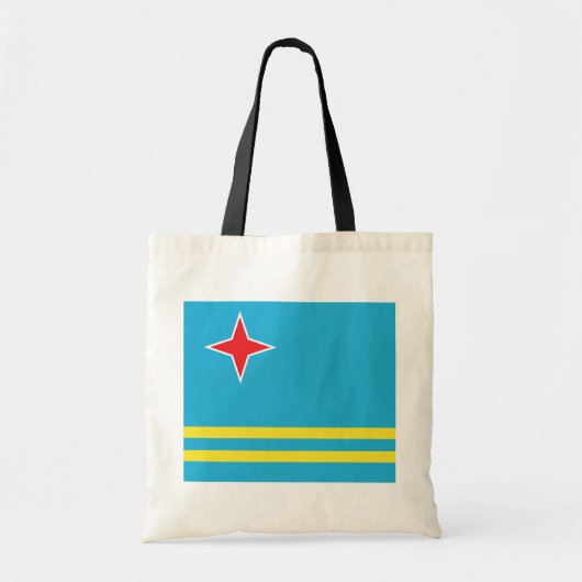 Aruba - Vlag van hoge kwaliteit Tote Bag (Voorkant)
