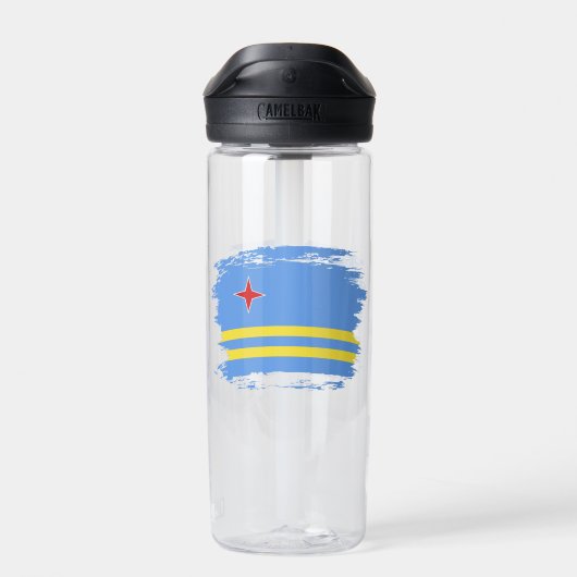 Aruba-vlag Waterfles (Achterkant)