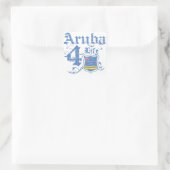 Aruba voor het leven vierkante sticker (Tas)