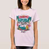  Aruba vrijgezellenfeest T-shirt (Voorkant)