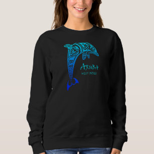 Aruba West Indies  Retro Tribal Dolfijn VAC Trui