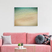 Aruba zandstrand blauwe oceaan canvas afdruk (Insitu (Woonkamer))