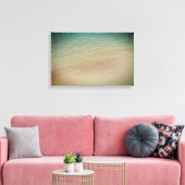 Aruba zandstrand blauwe oceaan canvas afdruk (Insitu (Woonkamer))