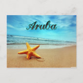 Aruba-zeester Briefkaart (Voorkant)