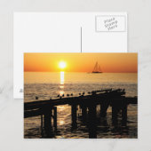 Aruba-zonsondergang Briefkaart (Voorkant / Achterkant)