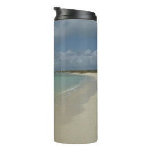 Arubaanse strand II Mooie natuur scène Thermosbeker