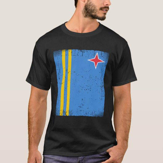 Arubaanse vlag Aruba T-shirt (Voorkant)