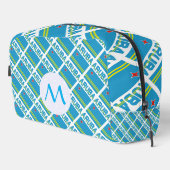 Arubaanse vlag betegeld monogram toilettasje (Rechterhoek)