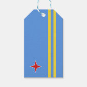 Arubaanse vlag cadeaulabel (Voorkant)