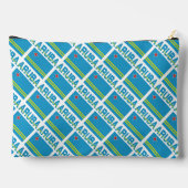 Arubaanse Vlag Getegeld Monogram  Etui (Achterkant)