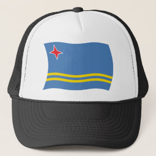 Arubaanse Vlag Hoed Trucker Pet