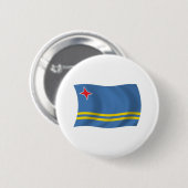 Arubaanse Vlag Knop Ronde Button 5,7 Cm (Voorkant /achterkant)