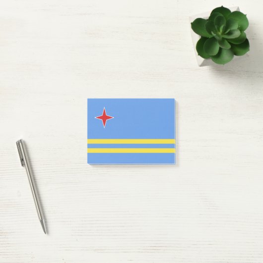 Arubaanse vlag post-it® notes (Kantoor)