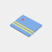 Arubaanse vlag post-it® notes (Schuin)