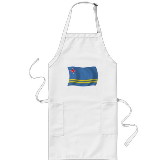 Arubaanse Vlag Schort (Voorkant)