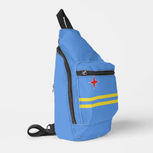 Arubaanse vlag sling bag