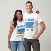 Arubaanse vlag t-shirt (Unisex)