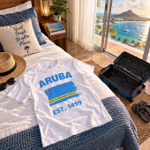 Arubaanse vlag t-shirt