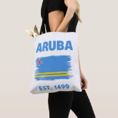 Arubaanse vlag tote bag (Dichtbij)
