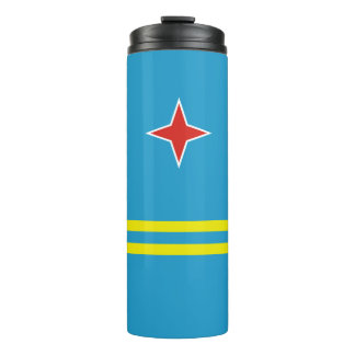 Arubaanse Vlag Volledig Thermisch Tumbler Thermosbeker