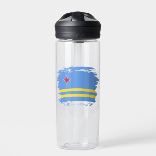 Arubaanse vlag waterfles (Voorkant)