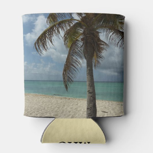 Aruban Beach I Beauful Natuur Scene Blikjeskoeler (Achterkant)