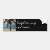 Aruban Beach I Beauful Natuur Scene Bumpersticker (Voorkant)
