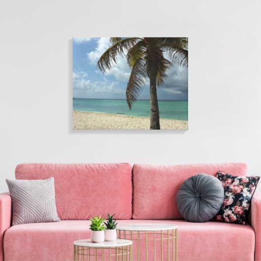 Aruban Beach I Beauful Natuur Scene Canvas Afdruk (Insitu (Woonkamer))